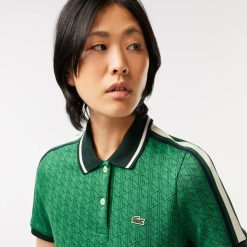 Polos | LACOSTE Polo Slim Fit Jacquard Monogramme Lacoste