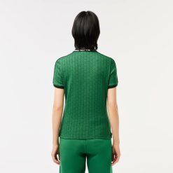 Polos | LACOSTE Polo Slim Fit Jacquard Monogramme Lacoste