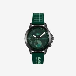 Montres | LACOSTE Montre Homme Endurance Multifonction En Silicone Vert