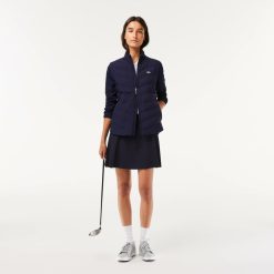 Vetements De Sport | LACOSTE Veste Femme Golf Lacoste Sport Matelassee Et Deperlante