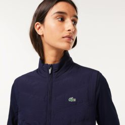 Vetements De Sport | LACOSTE Veste Femme Golf Lacoste Sport Matelassee Et Deperlante