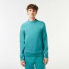 Sweatshirts | LACOSTE Sweatshirt Jogger A Col Rond En Coton Melange Avec Poche Kangourou