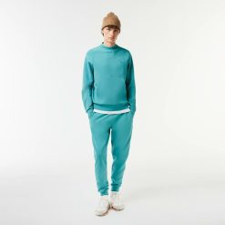 Sweatshirts | LACOSTE Sweatshirt Jogger A Col Rond En Coton Melange Avec Poche Kangourou