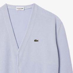 Pullovers | LACOSTE Cardigan Col V Homme Lacoste En Coton Biologique