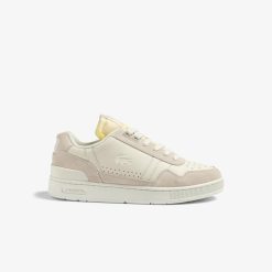 Sneakers | LACOSTE Sneakers T-Clip Homme Lacoste En Cuir Premium