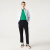 Pantalons & Shorts | LACOSTE Pantalon Chino Fusele En Coton Stretch