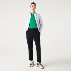 Pantalons & Shorts | LACOSTE Pantalon Chino Fusele En Coton Stretch