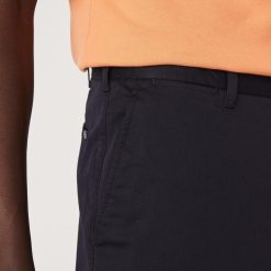 Pantalons & Shorts | LACOSTE Pantalon Chino Fusele En Coton Stretch