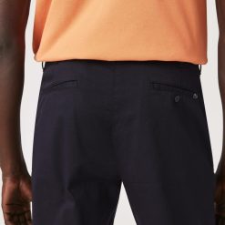 Pantalons & Shorts | LACOSTE Pantalon Chino Fusele En Coton Stretch