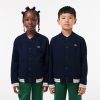 Vetements Garcon | LACOSTE Sweatshirt Boutonne Enfant Lacoste En Molleton