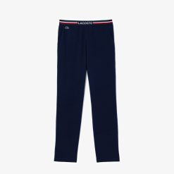 Sous-Vetements & Vetements D'Interieur | LACOSTE Pantalon De Pyjama Ceinture Tricolore En Jersey