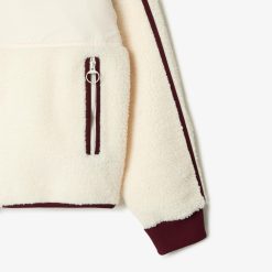 Manteaux & Vestes | LACOSTE Sweatshirt Polaire Avec Details Contrastes