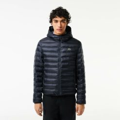 Manteaux & Vestes | LACOSTE Doudoune Homme Lacoste Matelasse Avec Capuche