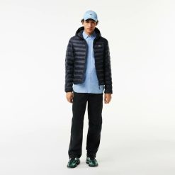 Manteaux & Vestes | LACOSTE Doudoune Homme Lacoste Matelasse Avec Capuche