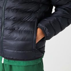 Manteaux & Vestes | LACOSTE Doudoune Homme Lacoste Matelasse Avec Capuche