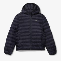 Manteaux & Vestes | LACOSTE Doudoune Homme Lacoste Matelasse Avec Capuche