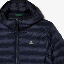 Manteaux & Vestes | LACOSTE Doudoune Homme Lacoste Matelasse Avec Capuche