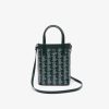 Sacs A Bandouliere | LACOSTE Mini Sac Cabas Zely Monogramme En Toile Enduite