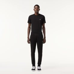 Pantalons & Shorts | LACOSTE Pantalon De Survetement Jogger Slim Fit Homme En Molleton De Coton Biologique