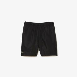 Vetements Garcon | LACOSTE Short Garcon Lacoste Sport En Taffetas Diamante