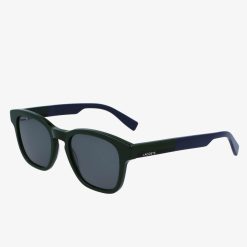 Lunettes De Soleil | LACOSTE Lunettes De Soleil Homme Textile Touch En Acetate