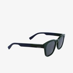 Lunettes De Soleil | LACOSTE Lunettes De Soleil Homme Textile Touch En Acetate