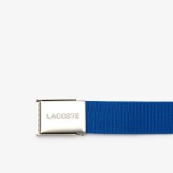 Ceintures | LACOSTE Ceinture Sangle Boucle Gravee Lacoste Edition Made In France