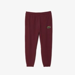 Pantalons & Shorts | LACOSTE Pantalon De Survetement Jogger Unie En Molleton De Coton Biologique