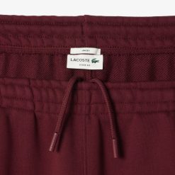 Pantalons & Shorts | LACOSTE Pantalon De Survetement Jogger Unie En Molleton De Coton Biologique