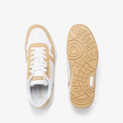 Sneakers | LACOSTE Sneakers T-Clip Femme Lacoste En Cuir