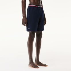 Sous-Vetements & Vetements D'Interieur | LACOSTE Short Pyjama Ceinture Tricolore