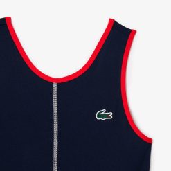 Vetements De Sport | LACOSTE Robe Tennis Ultra-Dry Stretch Avec Shorty Separe