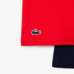 Vetements De Sport | LACOSTE Robe Tennis Ultra-Dry Stretch Avec Shorty Separe