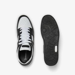 Sneakers | LACOSTE Sneakers Court Cage Homme En Cuir Tons Contrastes