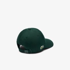 Chapeaux & Casquettes | LACOSTE Casquette Brodee En Gabardine De Coton