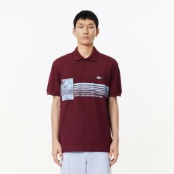 Polos | LACOSTE Polo Original L.12.12 Avec Imprime Fabrique En France