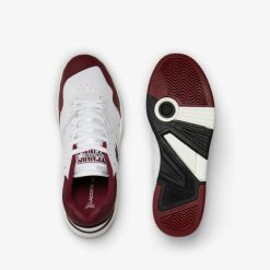 Sneakers | LACOSTE Sneakers Lineshot Homme En Cuir Avec Col En Mesh