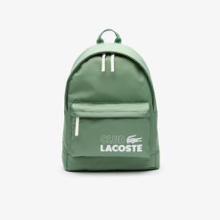 Sacs A Dos | LACOSTE Sac A Dos Unie Lacoste Neocroc Avec Inscription Contrastee