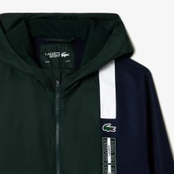 Vetements De Sport | LACOSTE Veste Zippee Tennis En Fibres Recyclees