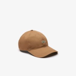 Chapeaux & Casquettes | LACOSTE Casquette Unie Unie Lacoste En Twill De Coton Biologique