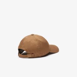 Chapeaux & Casquettes | LACOSTE Casquette Unie Unie Lacoste En Twill De Coton Biologique