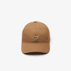 Chapeaux & Casquettes | LACOSTE Casquette Unie Unie Lacoste En Twill De Coton Biologique