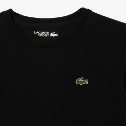 Vetements Garcon | LACOSTE T-Shirt Garcon Lacoste Sport En Coton Melange Respirant Uni