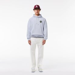 Sweatshirts | LACOSTE Sweatshirt A Capuche En Molleton Avec Badge Heritage