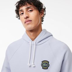 Sweatshirts | LACOSTE Sweatshirt A Capuche En Molleton Avec Badge Heritage