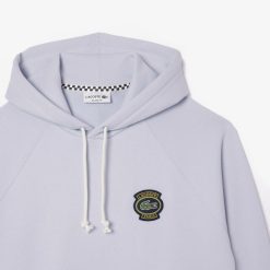 Sweatshirts | LACOSTE Sweatshirt A Capuche En Molleton Avec Badge Heritage