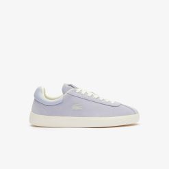 Sneakers | LACOSTE Sneakers Baseshot Homme En Cuir Ton Sur Ton