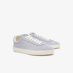 Sneakers | LACOSTE Sneakers Baseshot Homme En Cuir Ton Sur Ton