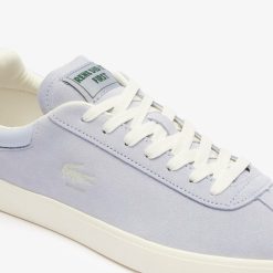 Sneakers | LACOSTE Sneakers Baseshot Homme En Cuir Ton Sur Ton