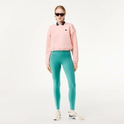 Vetements De Sport | LACOSTE Sweatshirt Femme Loose Fit Lacoste Sport Avec Cordon De Serrage